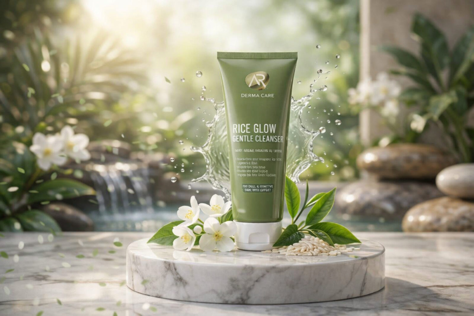 Rice Glow Cleanser – Brightening & Skin Renewal Face Wash