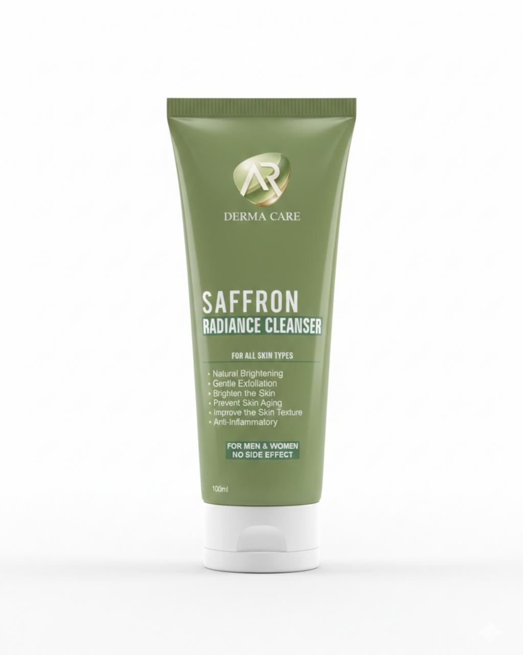 Saffron Radiance Cleanser – Natural Brightening & Skin Renewal Face Wash